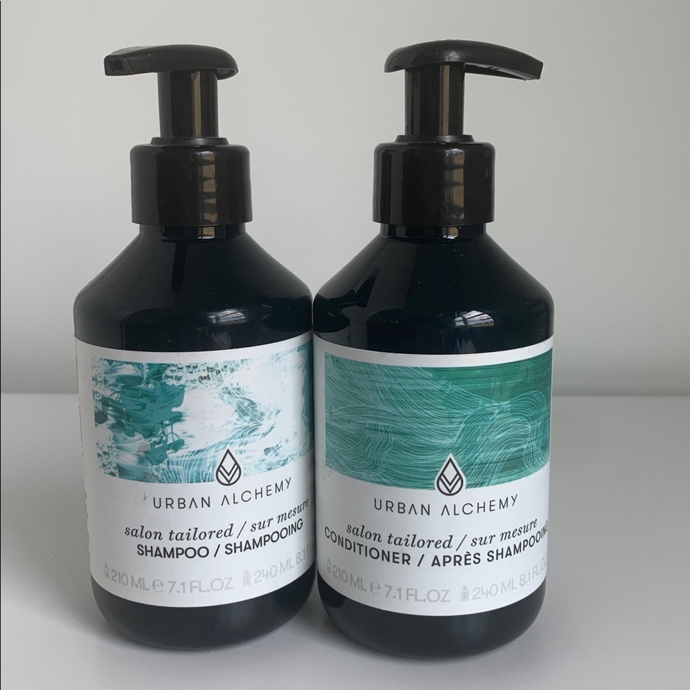 Urban Alchemy shampoo and conditioner